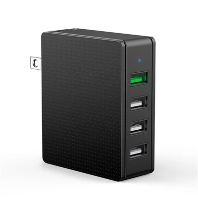 5v 3.1a verwisselbare 4-poorts USB-wandlader met EU US AU UK-stekker